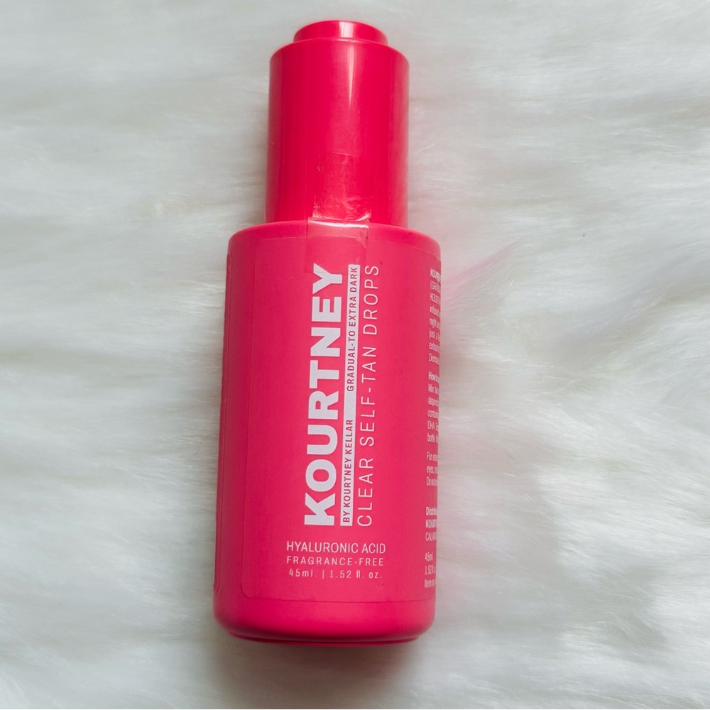 Kourtney Keller Clear Self-Tan Drops – 1.52 fl oz. – NWT 🌿